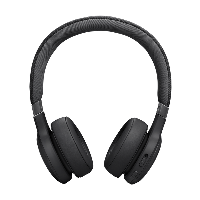 JBL Live 670NC - Black - Wireless On-Ear Headphones with True Adaptive Noise Cancelling - Back image number null